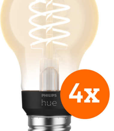 Philips Hue Filamentlamp White Standaard E27 - 2023 - 4-pack
