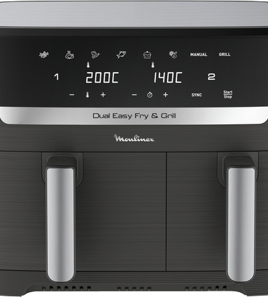 Moulinex Dual Easy Fry & Grill - Heteluchtfriteuses