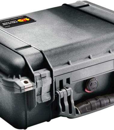 Peli 1450 Protector Case Zwart Koffer met plukschuim