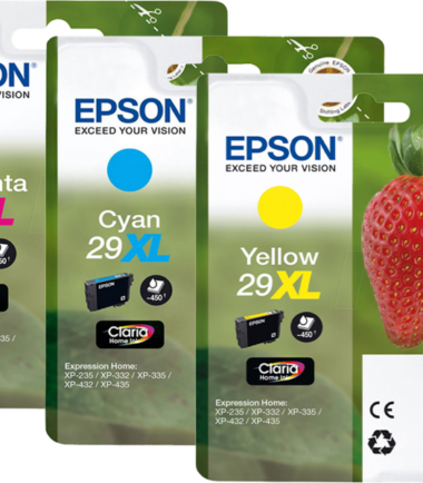 Epson 29XL Cartridges 3-Color Combo Pack