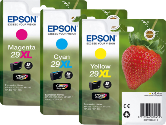Epson 29XL Cartridges 3-Color Combo Pack