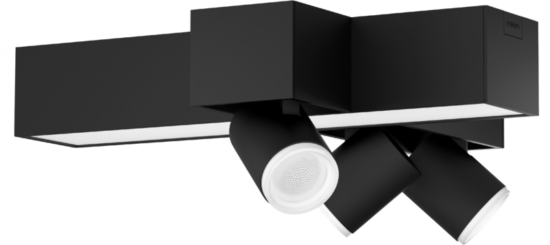 Philips Hue Centris opbouwspot White & Color 3-lichts Zwart - kruisvorm