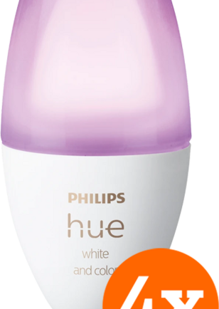 Philips Hue White and Color E14 4-Pack