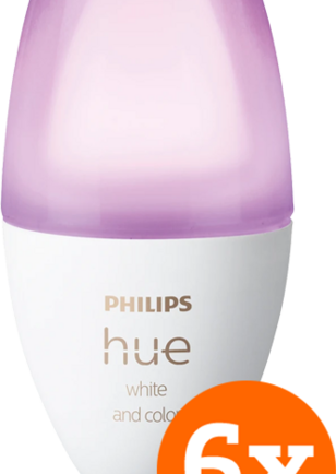 Philips Hue White and Color E14 6-Pack