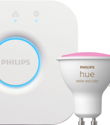 Philips Hue White and Color GU10 Duo pack + Hue Bridge