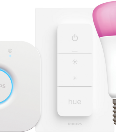 Philips Hue White and Color Starter Pack E27 met 4 lampen
