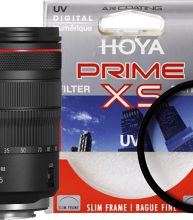 Canon RF 24-105mm f/4L IS USM + Hoya UV Filter