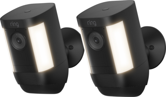 Ring Spotlight Cam Pro - Battery - Zwart - 2-pack