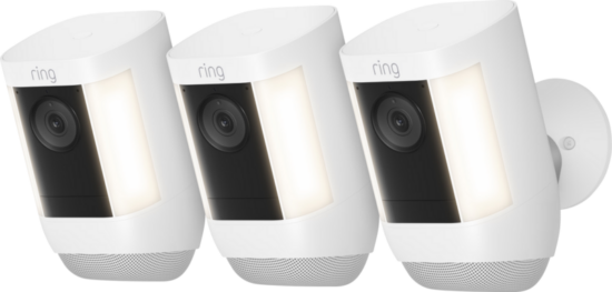 Ring Spotlight Cam Pro - Battery - Wit - 3-pack
