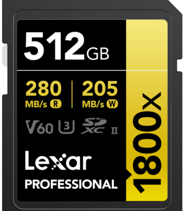 Lexar Professional 1800x GOLD 512GB SDXC