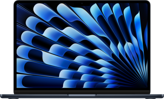 Apple MacBook Air 13 inch (2024) M3 (8 core CPU/10 core GPU) 8GB/512GB Middernacht AZERTY