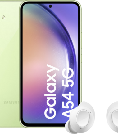 Samsung Galaxy A54 128GB Groen 5G + Samsung Galaxy Buds FE Wit
