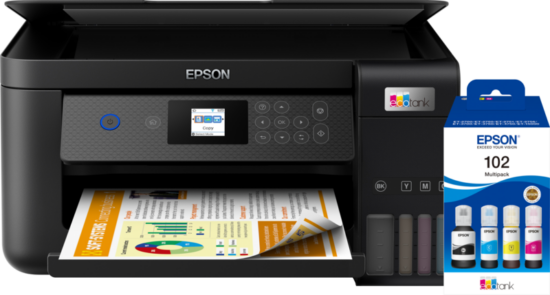 Epson EcoTank ET-2851 + 1 set extra inkt