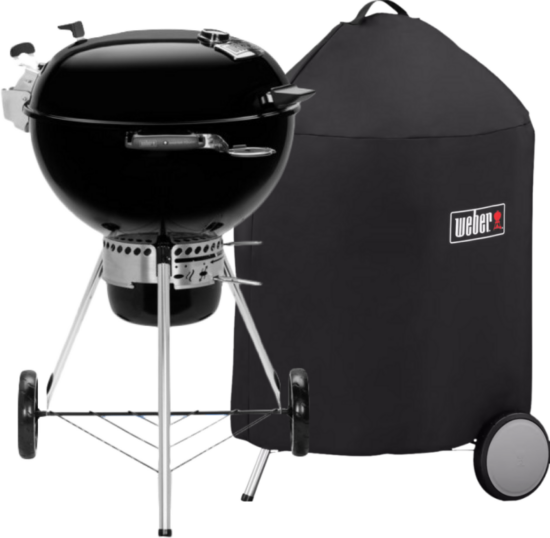 Weber Master Touch Premium E-5770 Zwart + Hoes - Houtskool barbecues