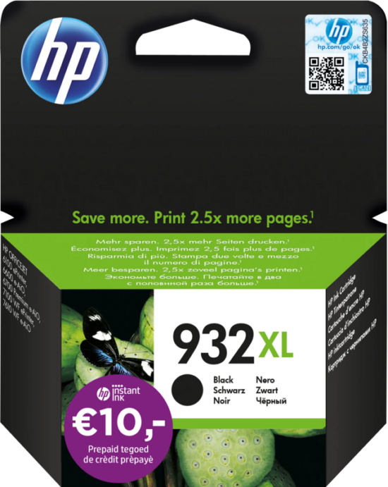 HP 932XL Cartridge Zwart