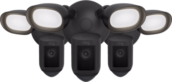 Ring Floodlight Cam Wired Pro Zwart 3-Pack