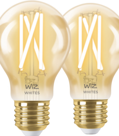WiZ Smart Filament lamp Standaard Goud 2-pack - Warm tot Koelwit Licht - E27