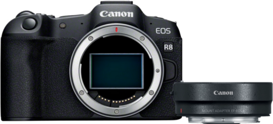 Canon EOS R8 + EF-EOS R Adapter
