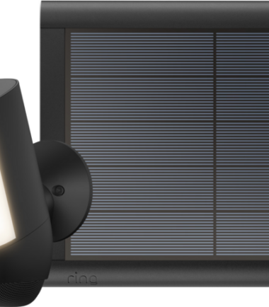Ring Spotlight Cam Pro - Battery - Zwart + usb-C zonnepaneel
