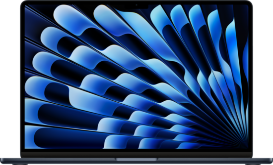 Apple MacBook Air 15 inch (2024) M3 (8/10) 16GB/1TB Middernacht AZERTY