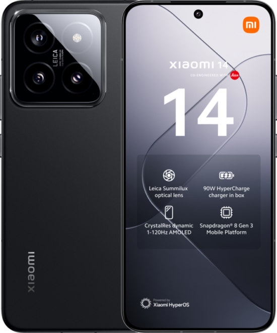 Xiaomi 14 512GB Zwart 5G