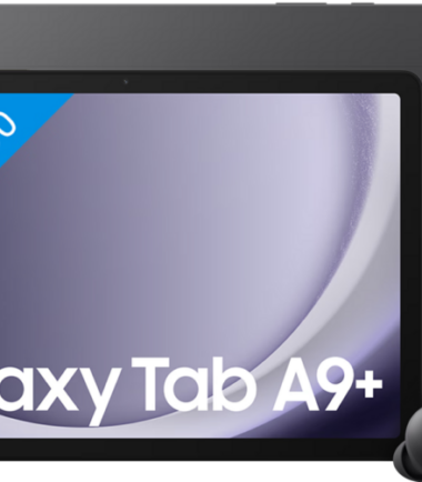 Samsung Galaxy Tab A9 Plus 11 inch 64GB Wifi en 5G Grijs + Buds FE Zwart