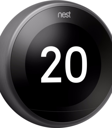 Google Nest Thermostaat Zwart