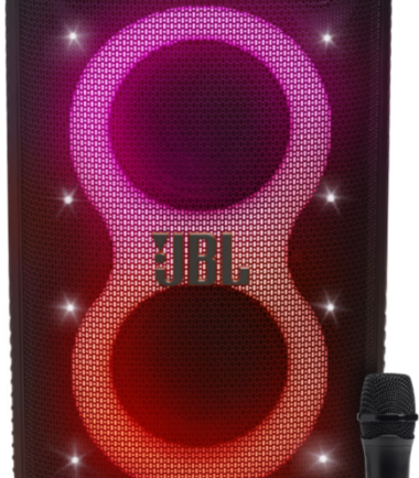 JBL Partybox 320 + Bedrade Microfoon