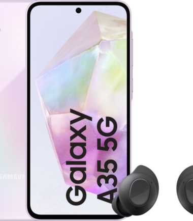 Samsung Galaxy A35 128GB Paars 5G + Samsung Galaxy Buds FE