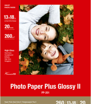 Canon PP-201 Glossy Plus Fotopapier 20 Vellen 13 x 18 cm