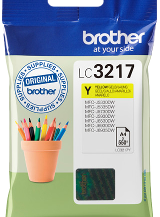 Brother LC-3217 Cartridge Geel