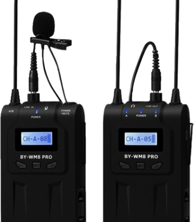 Boya UHF Duo Lavalier Microfoon Draadloos BY-WM8 Pro-K1