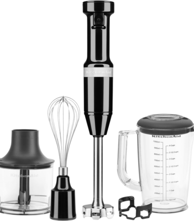KitchenAid 5KHBV83EOB Onyx Zwart - Staafmixers
