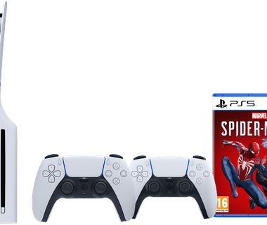 PlayStation 5 Slim Disc Edition + Marvel's Spider-Man 2 + Extra Controller Wit