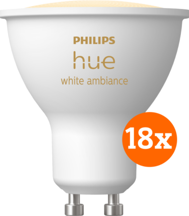 Philips Hue White Ambiance GU10 18-pack