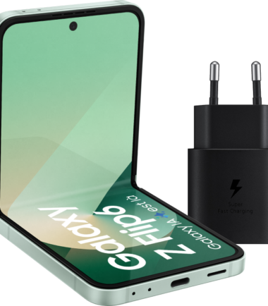 Samsung Galaxy Z Flip 6 256GB Zilver 5G + Samsung Oplader 25W Zwart