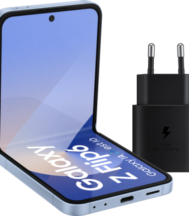 Samsung Galaxy Z Flip 6 256GB Blauw 5G + Samsung Oplader 25W Zwart