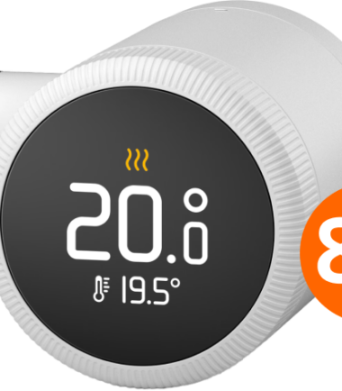 Tado Slimme Radiatorknop X 8-Pack (uitbreiding)
