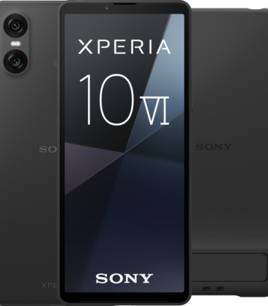 Sony Xperia 10 VI 128GB Zwart 5G + Sony Back Cover Zwart met Standaard