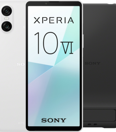 Sony Xperia 10 VI 128GB Wit 5G + Sony Back Cover Zwart met Standaard