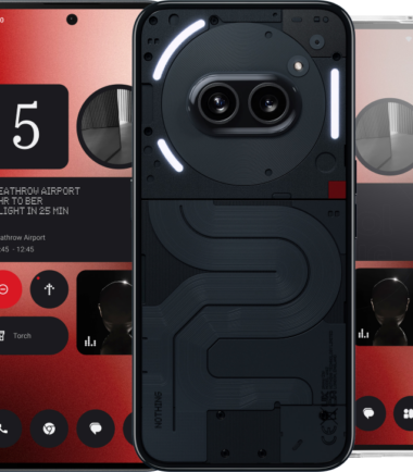 Nothing Phone (2a) 256GB Zwart 5G + Back Cover Transparant