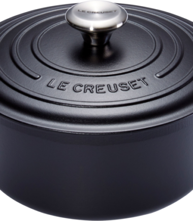 Le Creuset Signature Ronde Stoofpan 26 cm Mat Zwart - Braadpannen