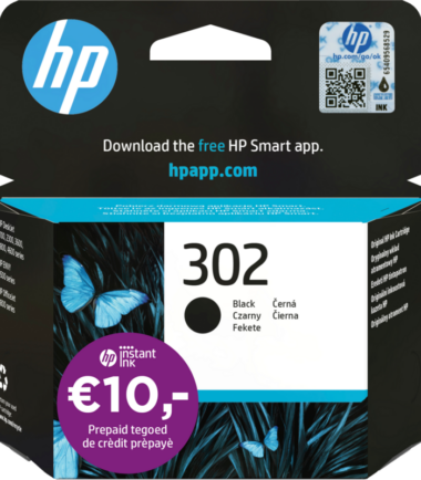 HP 302 Cartridge Zwart (F6U66AE)