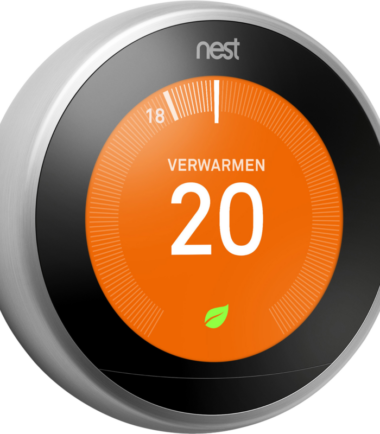 Google Nest Thermostaat Zilver
