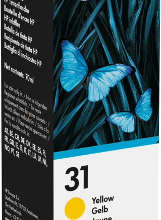 HP 31 Inktflesje Geel