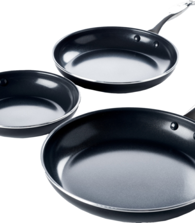 GreenPan Brussels Keramische koekenpannenset 20 cm + 24 cm + 28 cm - Bakpannensets