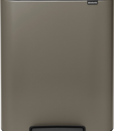 Brabantia Bo Pedal Bin 60 Liter Platinum