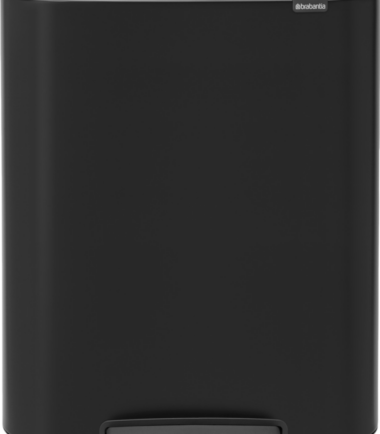 Brabantia Bo Pedal Bin 2 x 30 Liter Matt Black