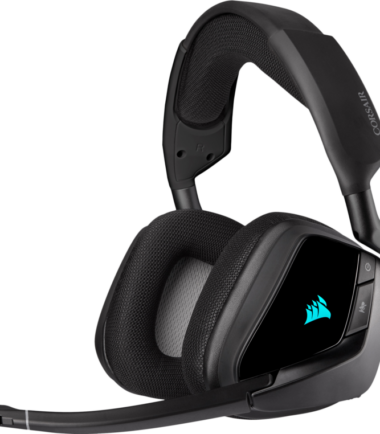Corsair Void RGB Elite Draadloze Gaming Headset PC/PS5 Carbon/Zwart