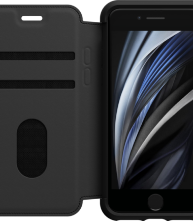 Otterbox Strada Apple iPhone SE 2022 / SE 2020 / 8 / 7 Book Case Zwart